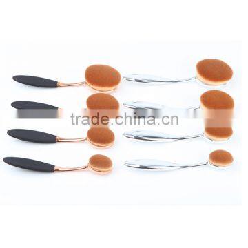 Black Packing Plastic Nylon Oval 6 Brush Soft Hair Best Quality Makeup Brush photo-4