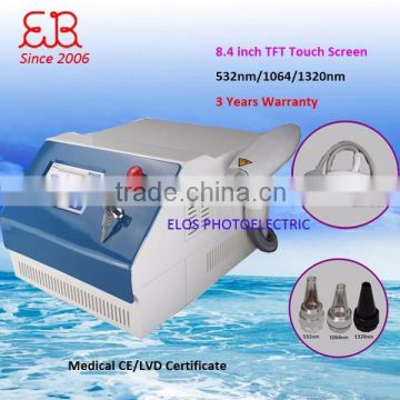 Varicose Veins Treatment 8.4 Inch Touch Screen Q Switch Nd Yag Laser Tattoo Removal/tattoo Removal Laser/laser Tattoo Removal Machine Naevus Of Ito Removal