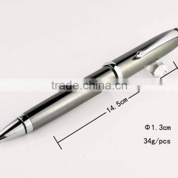 Classic black metal ball pen with custom logo for business gift promotional ball pen