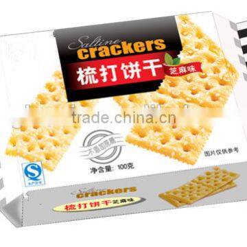 100g Sesame Flavor Sugar Free Soda Cracker