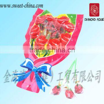 Rose shape lolly pop