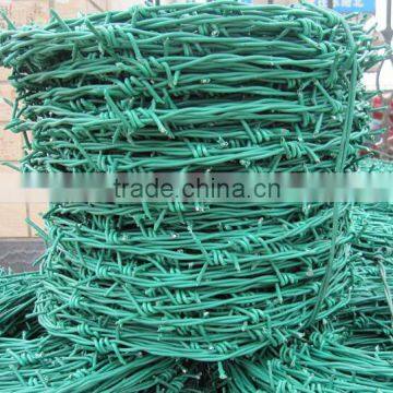 BWG 13*14 PVC coated barbed wire