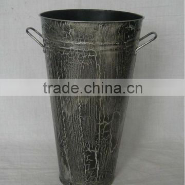 Tin Decorative pattern bucket garden bucket