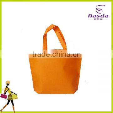 orange nonwoven ultrasonic bag with customized printing