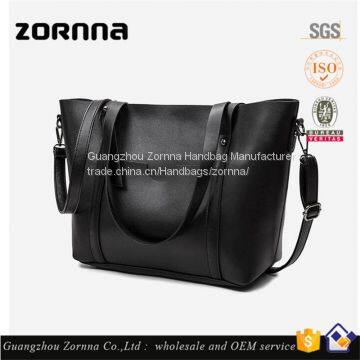 Zornna 2017 Latest Models European Microfiber Large Fashion Tote Mature Leather Shoulder Women Handbags photo-2