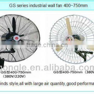 Industrial wall mounted exhaust fan