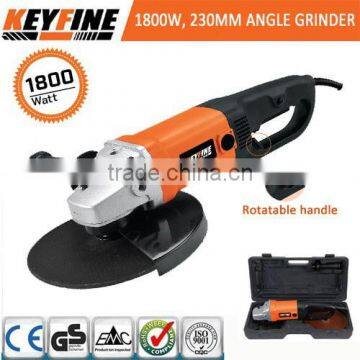 MANUFACTURE ELECTRICITY SOURCE POWER HIGH QUALITY POWER TOOLS TYPE FOR ANGLE GRINDER 230MM/ 9'' 1800W MACHINE