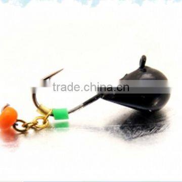 Black chain with beads wholesale tungsten ice fishing jigs