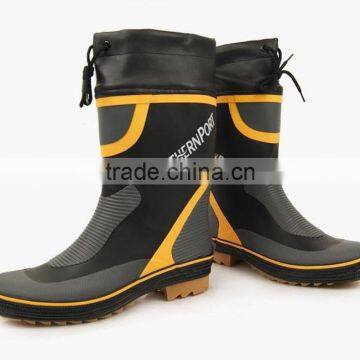 Different Color Available Industry and Mining Men Cheap Rubber Working Boot With Cuff photo-3
