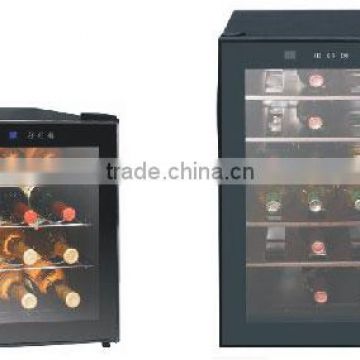 Thermoelectric wine cooler, Black finish