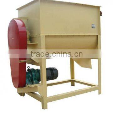 Single shaft mixer for feed mill