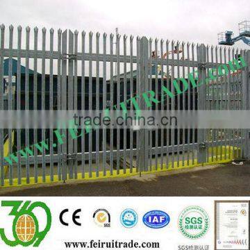 Palisade fencing with finishing Galvanised and Polyester Powder Coated to any RAL