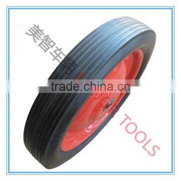 12X2 Solid Rubber Wheel With Steel Rim photo-2