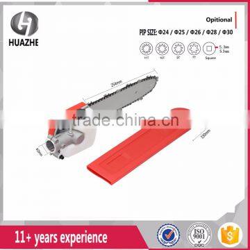 Heavy Duty 28mm 7T POLESAW HEAD Long Reach Chainsaw Brush cutter Head