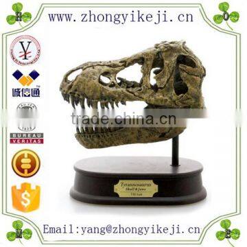 2015 chinese factory custom made handmade carved hot new products resin animal skull