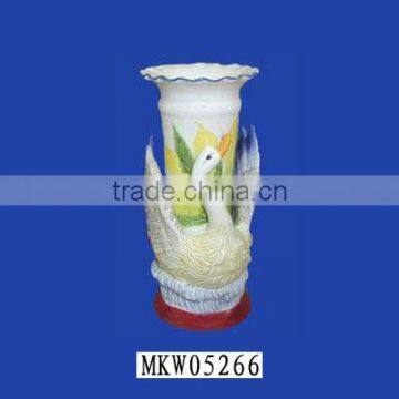 Beatiful White Animal Ceramic Flower Vase