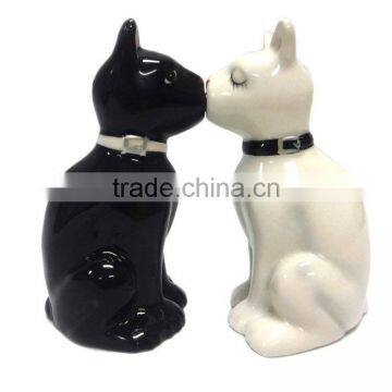 Black & White Cats Salt & Pepper Shaker Set S/P