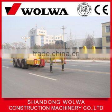 high quality 45ton container skeleton semi trailer