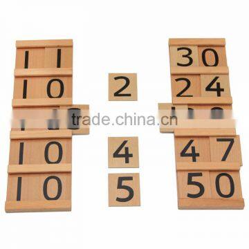 Wooden Mathematics Teaching Aid Montessori Segen Board photo-3
