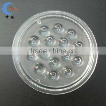 custom round cheap COB led lens cover with high transmitance over to 93%