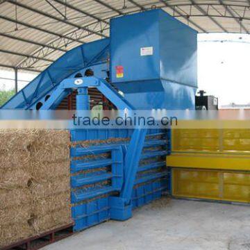 high efficiency hydraulic sawdust baler machine