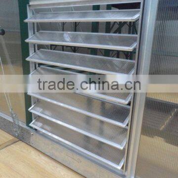 New style greenhouse aluminum wall vertical louver window