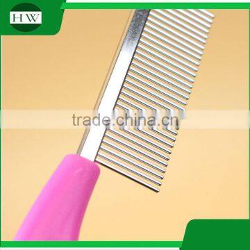 Pet Accessories Tool Stainless Steel Hanging Cat Dog Pet Bath Massage Hair Removal Grooming Slicker Brush Comb photo-2