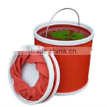 Fabric Fishing Camping Bucket Folding Water Pail