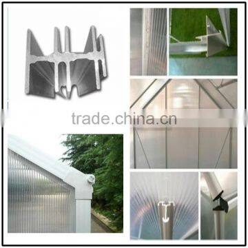 Aluminum Extrusions used in greenhouse frame
