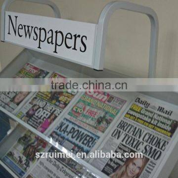Practical Customized Multi-tier Library Magazine/newspaper Display photo-3