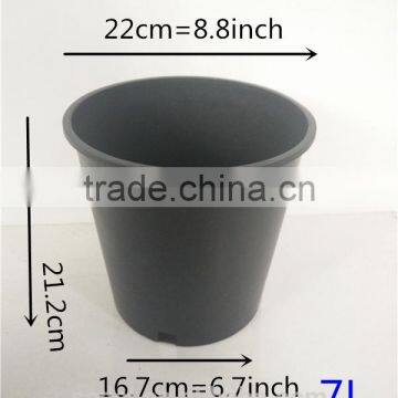 Black Gallon Pot 1#2#5# for Nursery Garden Plastic Planter Flowerpot photo-3