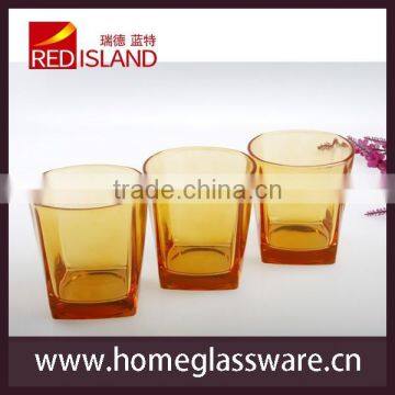 Spray Color Whisky Mini Glass Cup Square Cup photo-4