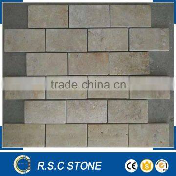 natural limestone mosaic for coping tile