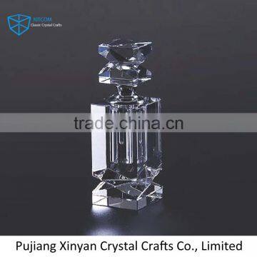 Best Quality Empty Crystal Square Glass Perfume Bottles With Cap For Sale photo-2