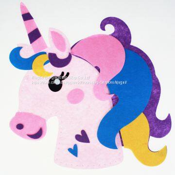 DIY felt unicorn craft kit