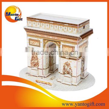 Custom architecture design 3D puzzle toy