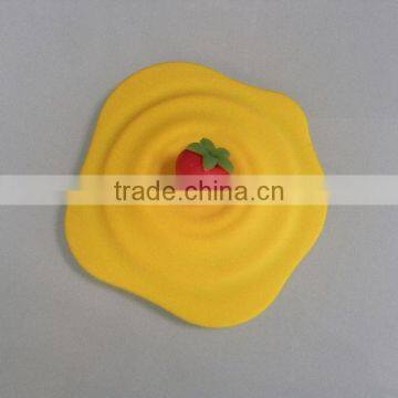 Fashion and cute silicon cup cover lid