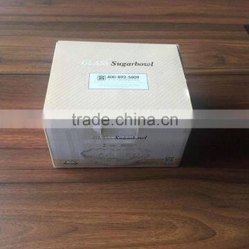 New Arrived Heart Shape Glass Candy Jar Crystal Glass Jar With Glass Lid photo-6