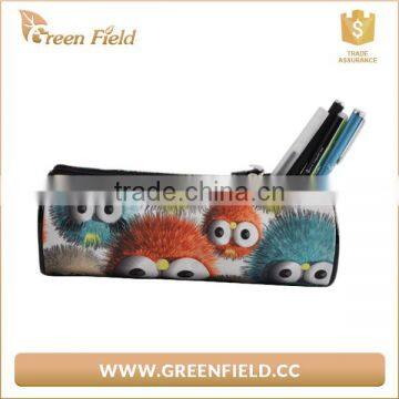 Cute print pu pencil bag new style pen bags