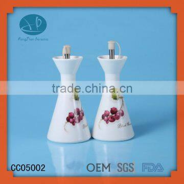 porcelain oil and vinegar cruet sets