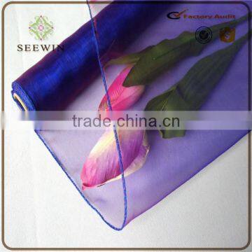 Beautiflul Colorful Soft Silk Organza Roll for Wedding Decoration and Gift Package photo-3