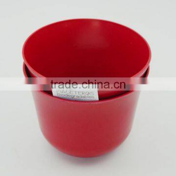 Biodegradable Bamboo Fiber Flower Pot photo-4