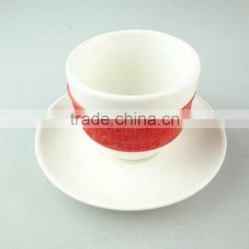 Cheap Color Tableware Six Cup and Saucer With Color Box photo-4