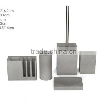 White Marble Bathroom Accessories Set Bathroom Accessory photo-2