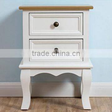 Tuff Concepts One Pair White Bedside Table Cabinet Chest of Drawer Nightstand Furniture photo-6