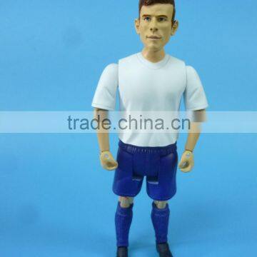 Custom plastic pvc figure,OEM plastic football player figures,3D custom football player action figure