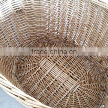Handwoven Storage Lidded the Wicker Basket With Handle photo-4