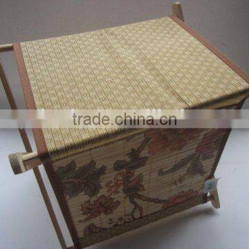 Foldable Non-woven With Wooden Holder Storage Box photo-6