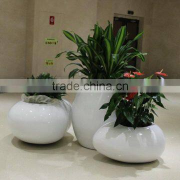 Modern frp planter flowerpot