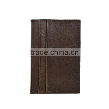 Top Grain Leather in Top Quality Leather Card Holder 5-slot Credit Card Holder for Business photo-6